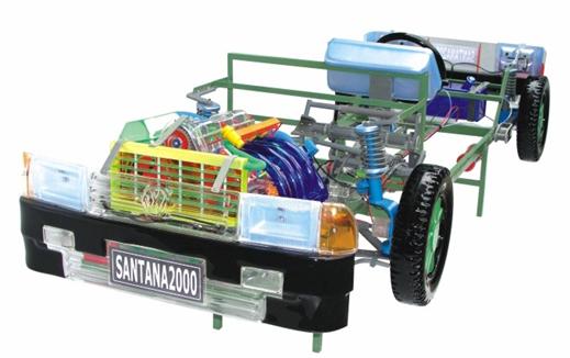 桑塔纳2000型透明整车模型