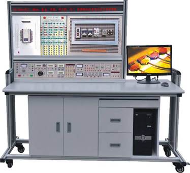 电工、模电、数电、电拖、单片机、PLC、传感器的技术综合实训考核装置