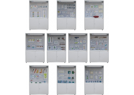 YL-10型《焊、铆工工艺学》示教陈列柜